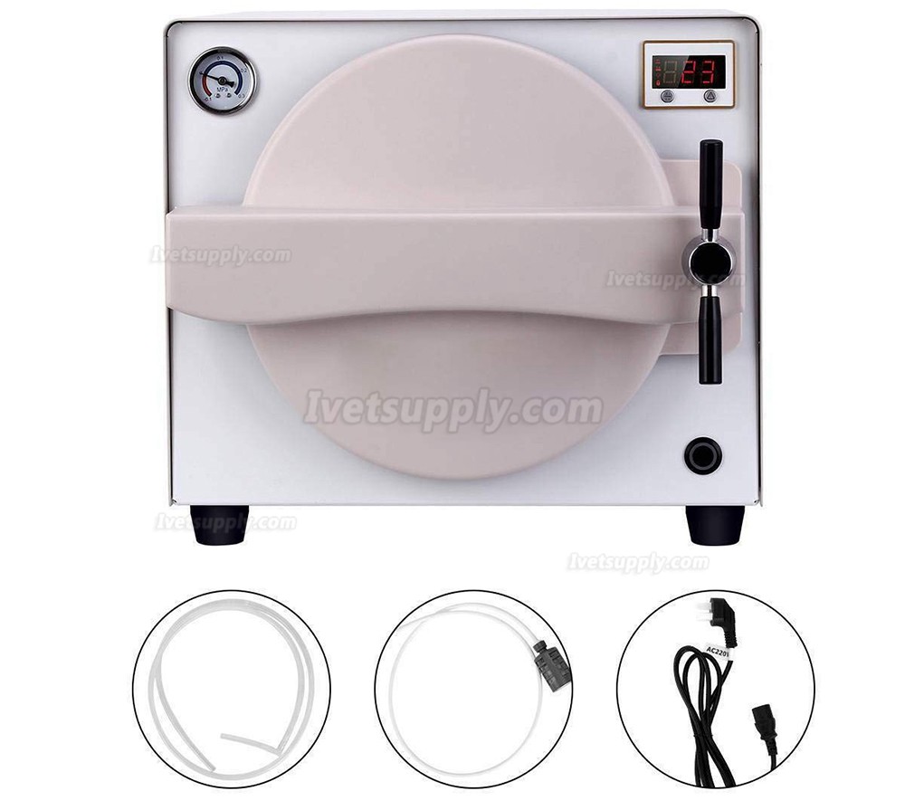 18L Autoclave Sterilizer Vacuum Steam TR250N for Veterinary / Lab / Dental